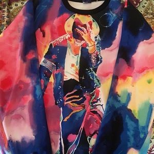 Michael Jackson pop art swearshirt